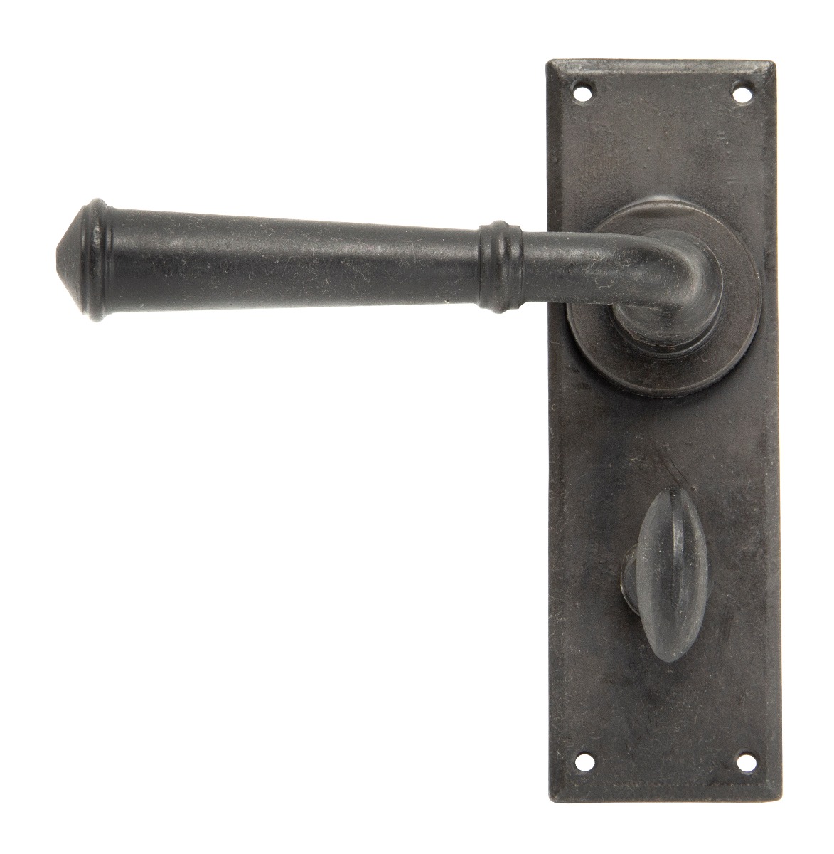 From The Anvil 92053 External Beeswax Regency Lever Bathroom Set