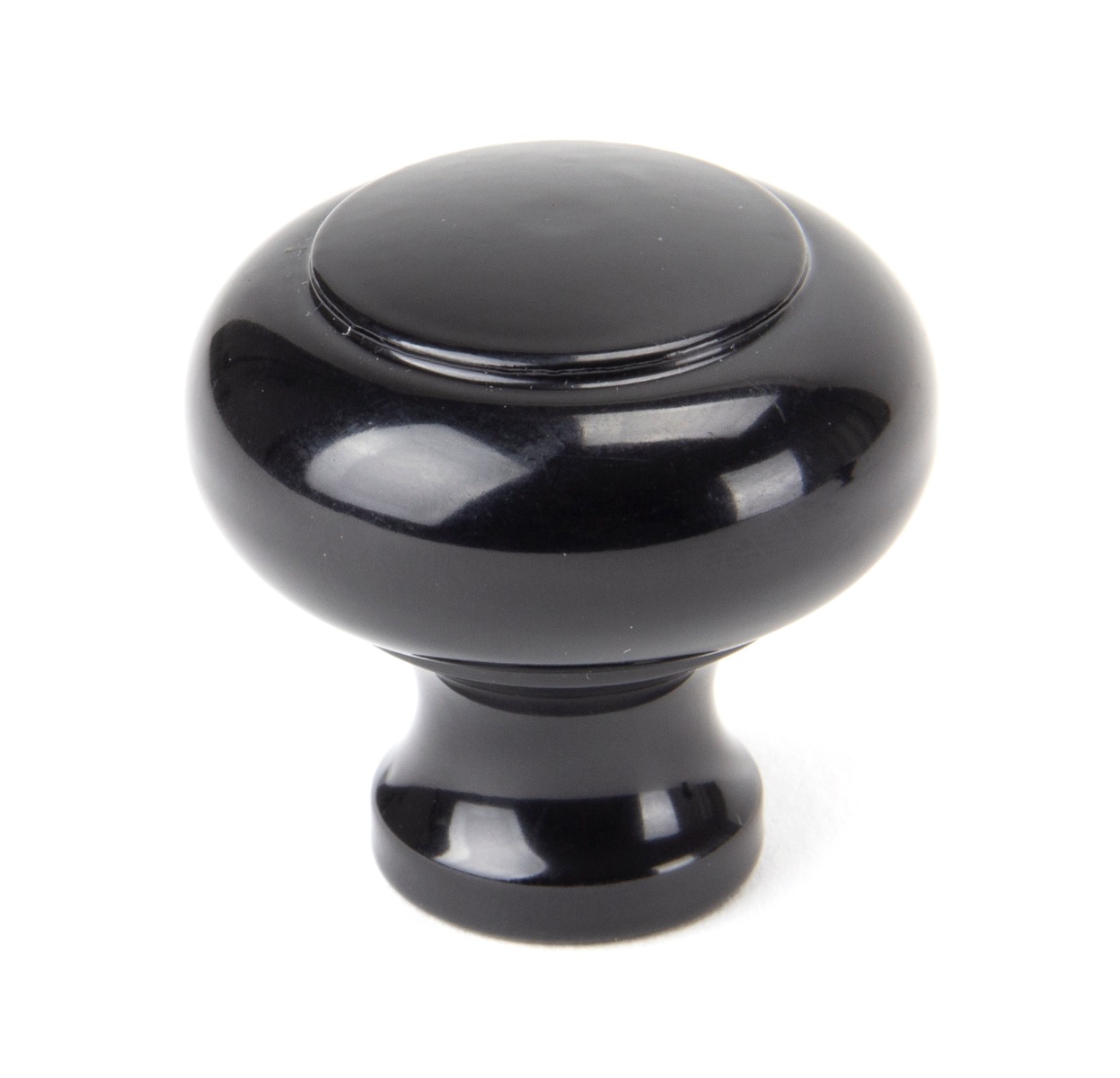 From The Anvil 92101 Black Regency Cabinet Knob - Large
