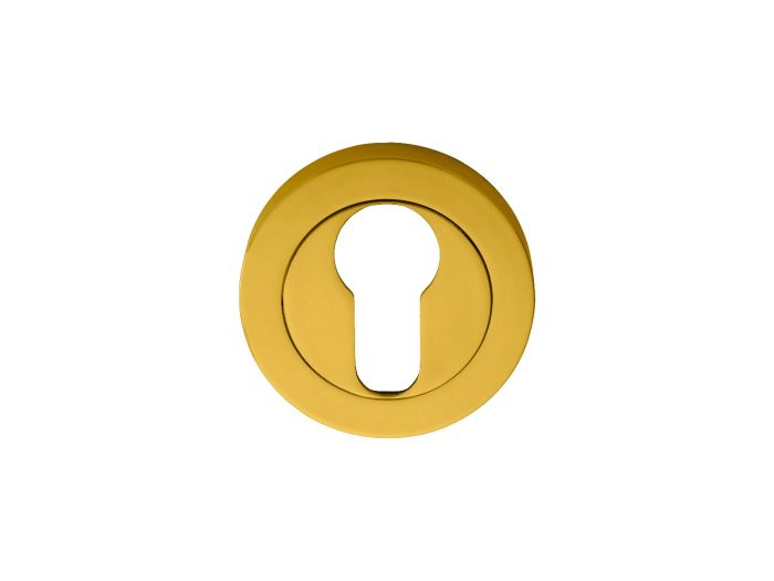 Carlisle Brass AA1 Escutcheon - Euro Profile On Concealed Fix Round Rose 51mm Polished Brass