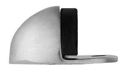 Carlisle Brass AA20CP Floor Mounted Oval Doorstop 32mm Polished Chrome