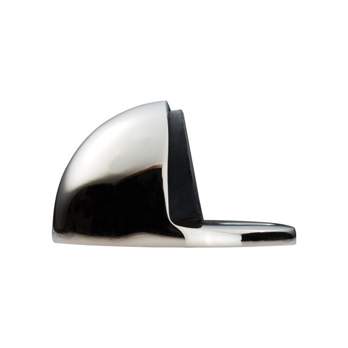 Carlisle Brass AA20PN Floor Mounted Oval Doorstop 70mm Polished Nickel