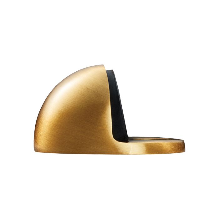 Carlisle Brass AA20SB Floor Mounted Oval Doorstop Satin Brass