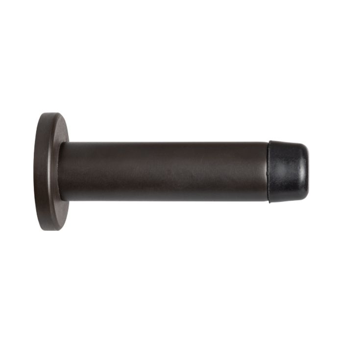 Carlisle Brass AA21MBRZ Wall Mounted Cylinder Doorstop With Rose 70mm Matt Bronze