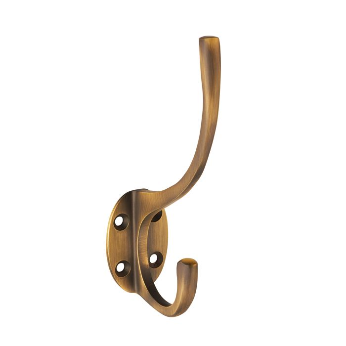 Carlisle Brass AA25AB Victorian - Hat & Coat Hook Antique Brass