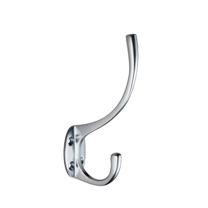 Carlisle Brass AA25SC Victorian - Hat & Coat Hook 127mm Satin Chrome