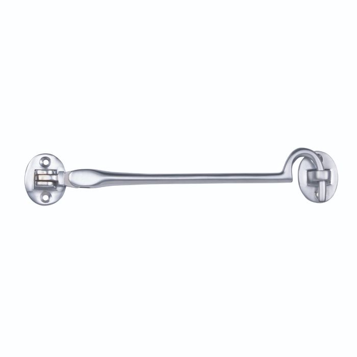 Carlisle Brass AA63SC Cabin Hook - Heavyweight (Silent Pattern) 202mm Satin Chrome