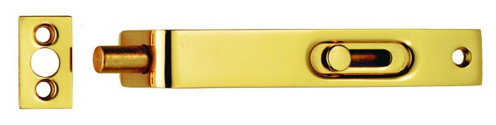 Carlisle Brass AA79 Flush Bolt (Sunk Slide) 102mm x 15mm Polished Brass