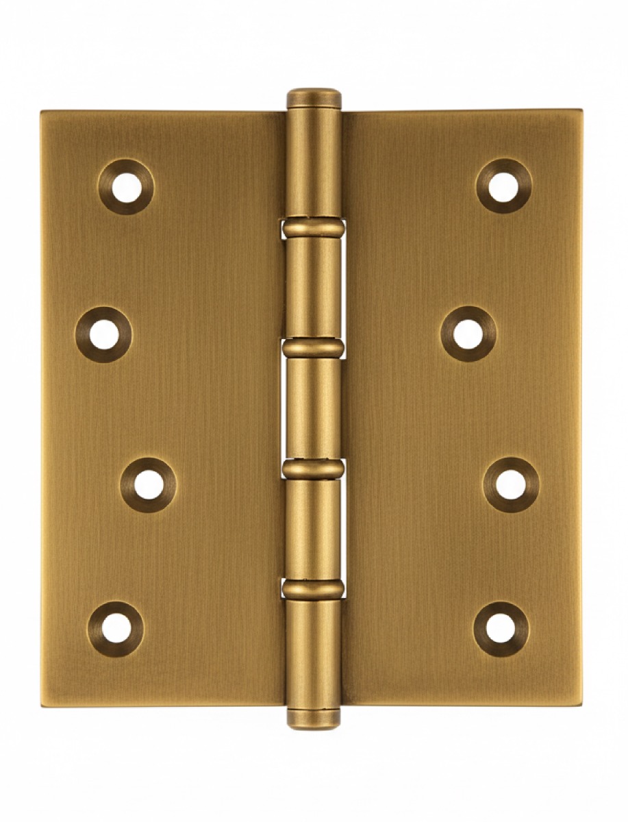 Simonswerk P1575 Ball Race Brass Butt Projection Hinges 127mm x 100mm c/w Screws Antique Brass
