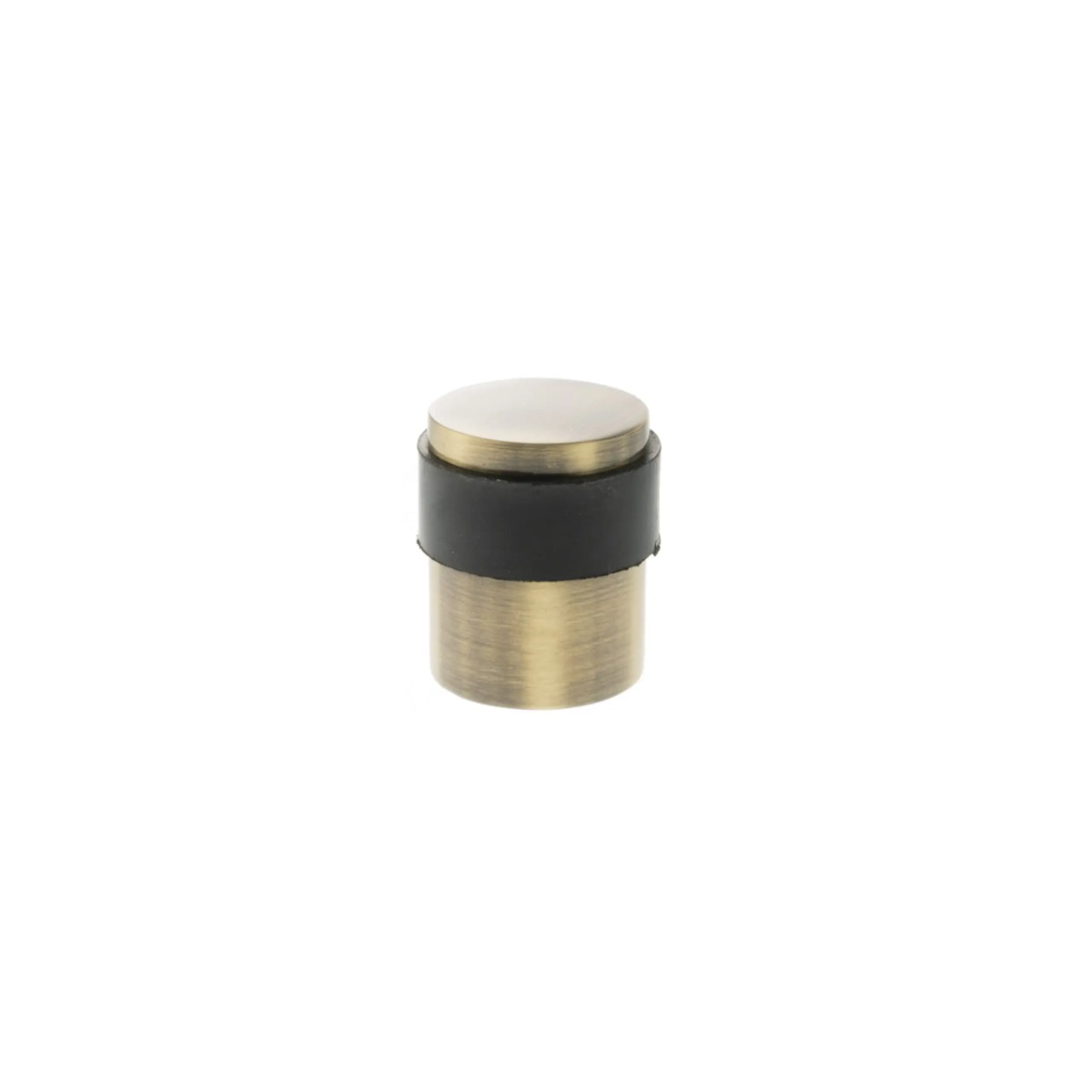 Atlantic Cylinder Premium Floor Mounted Door Stop - Antique Brass ADSCPAB