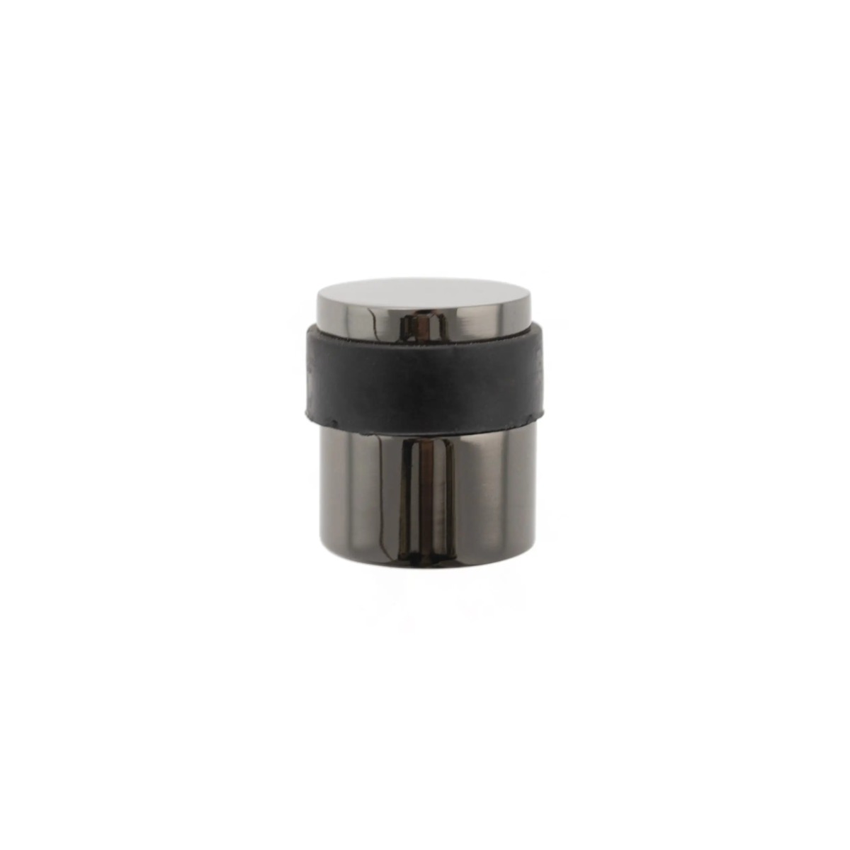 Atlantic Cylinder Premium Floor Mounted Door Stop - Black Nickel ADSCPBN
