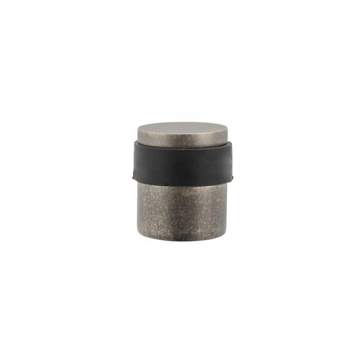 Atlantic Cylinder Premium Floor Mounted Door Stop - Distressed Silver ADSCPDS