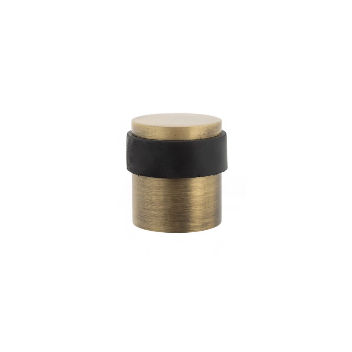 Atlantic Cylinder Premium Floor Mounted Door Stop - Matt Antique Brass ADSCPMAB
