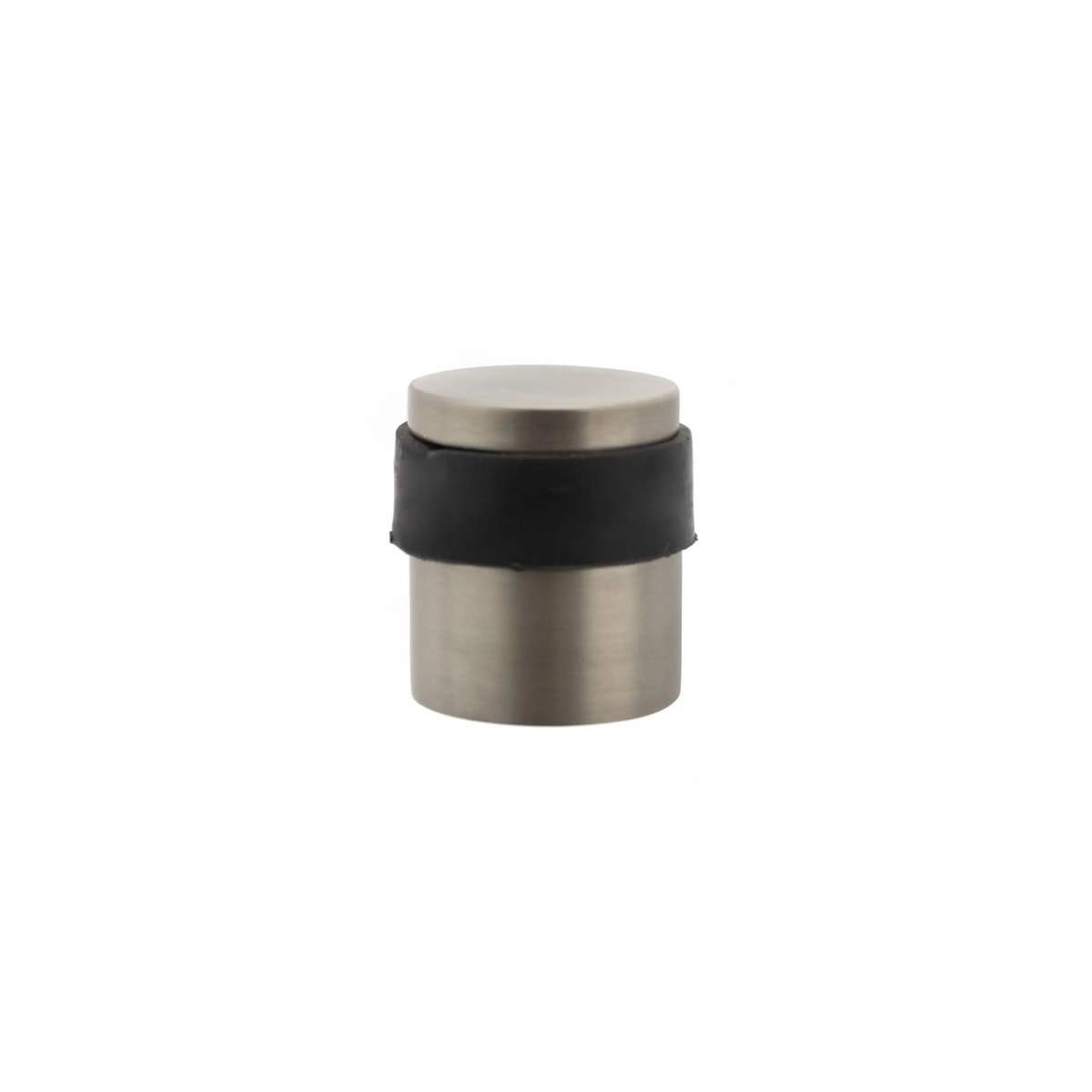 Atlantic Cylinder Premium Floor Mounted Door Stop - Matt Gun Metal ADSCPMBN