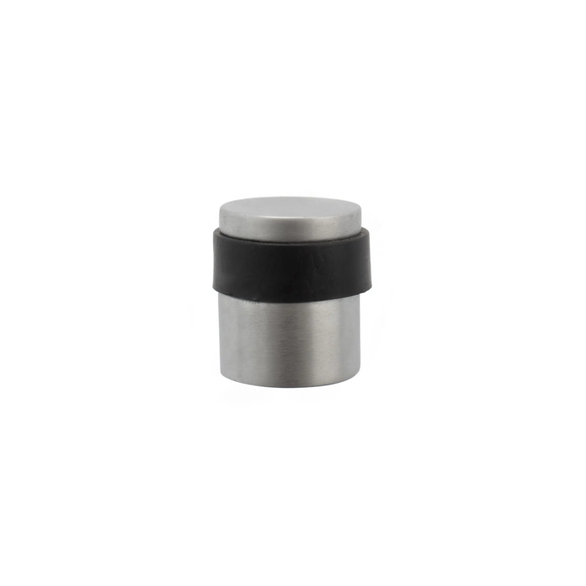 Atlantic Cylinder Premium Floor Mounted Door Stop - Satin Chrome ADSCPSC