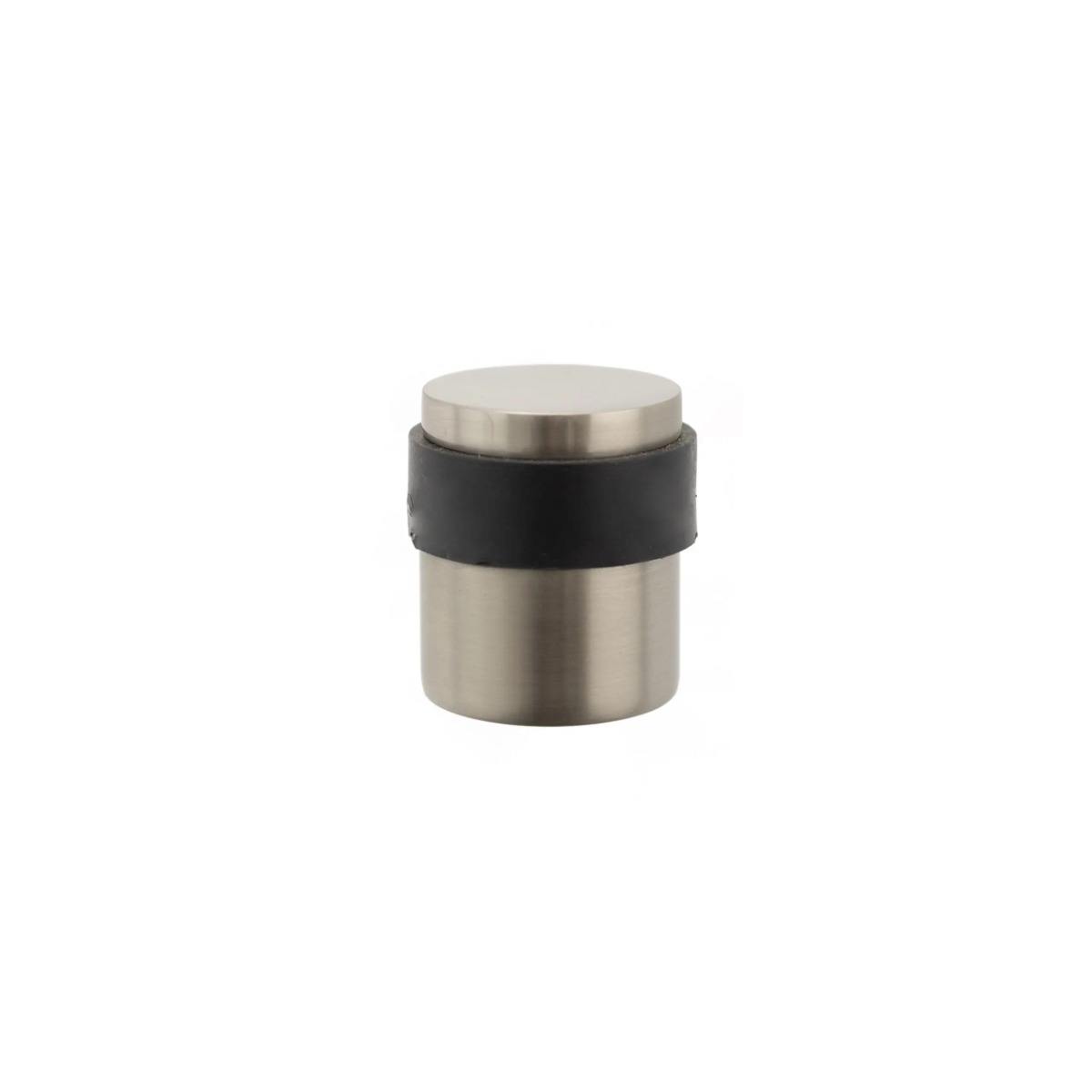 Atlantic Cylinder Premium Floor Mounted Door Stop - Satin Nickel ADSCPSN