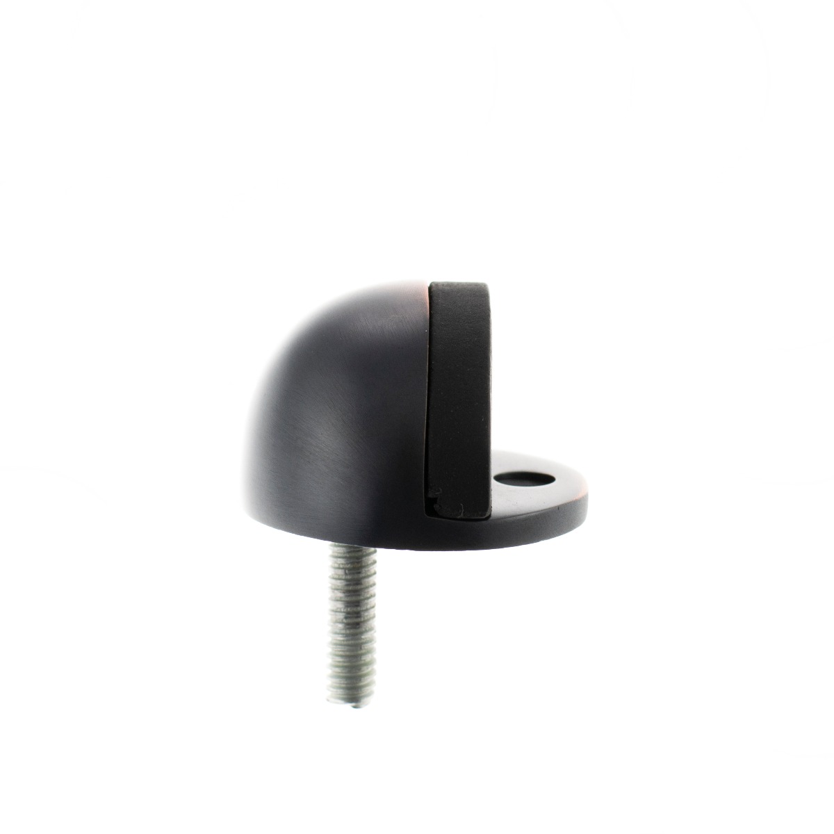 Atlantic Half-Moon Premium Floor Mounted Door Stop - Black Nickel ADSHMPBN