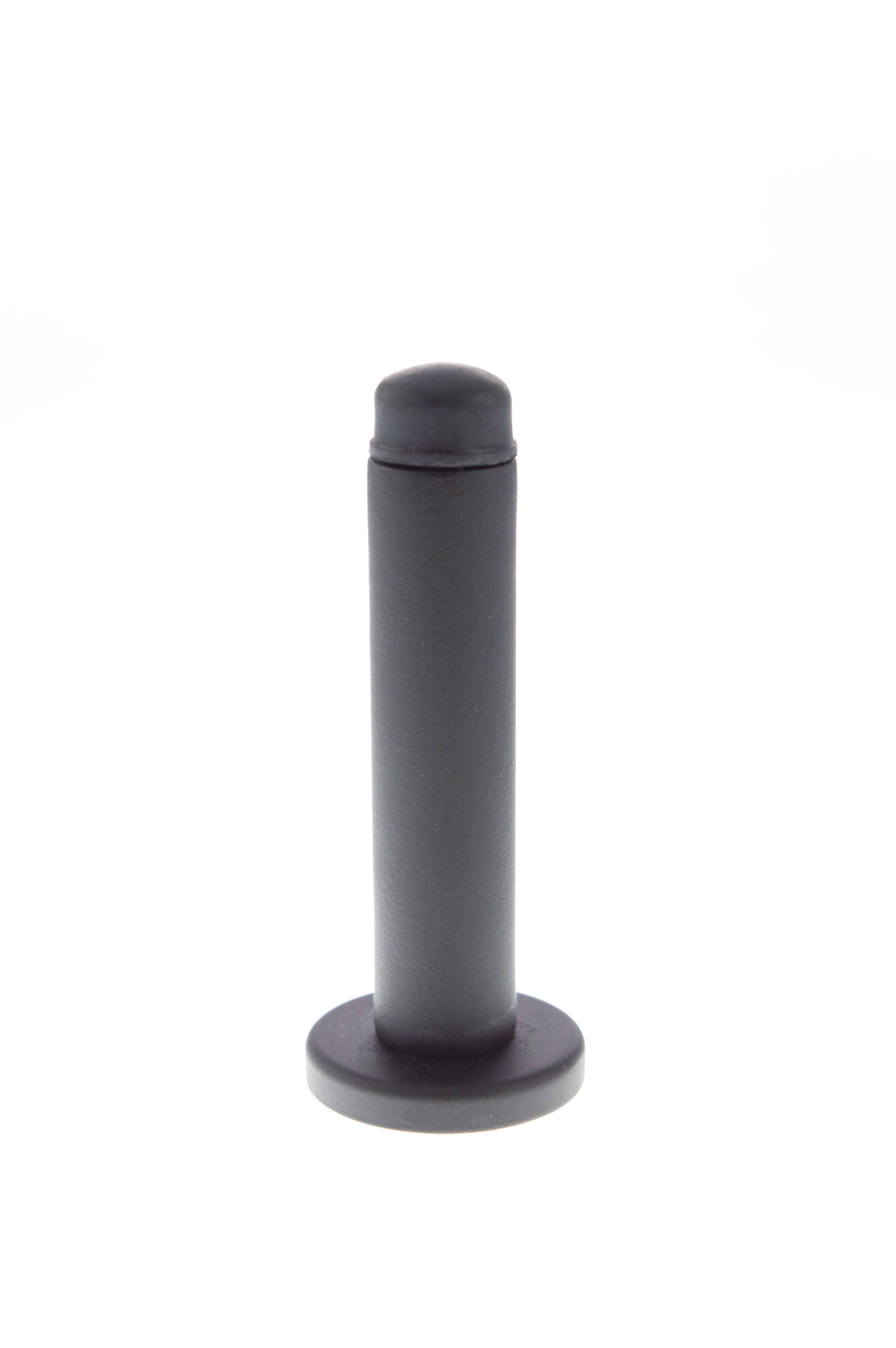 Atlantic Premium Wall Mounted Door Stop on Concealed Fix Rose - Matt Black ADSWPMB