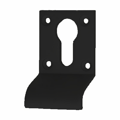 Atlantic Euro Cylinder Pull - Matt Black AECPMB