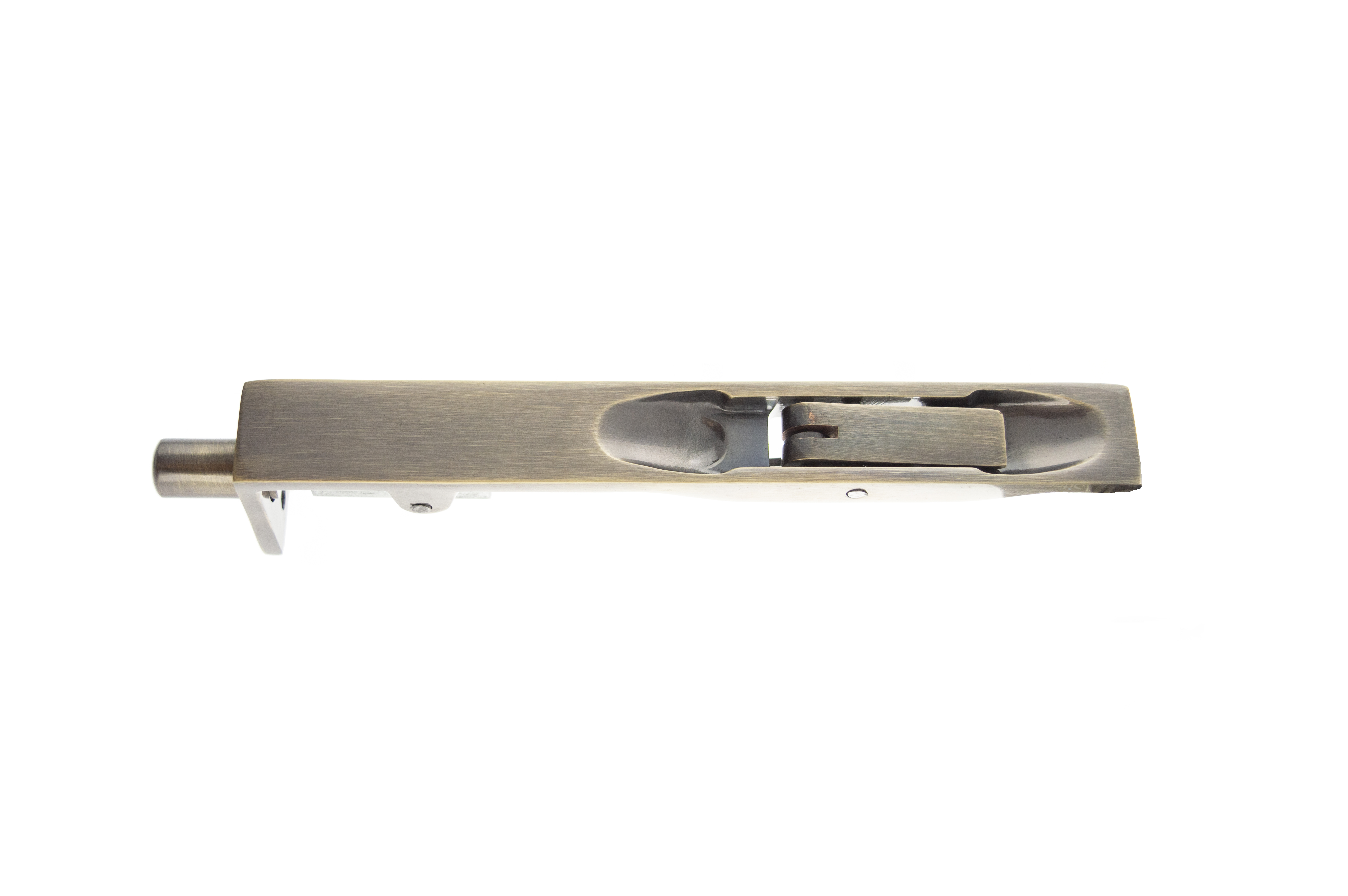 Atlantic Lever Action Flush Bolt 150mm - Antique Brass AFB15019AB