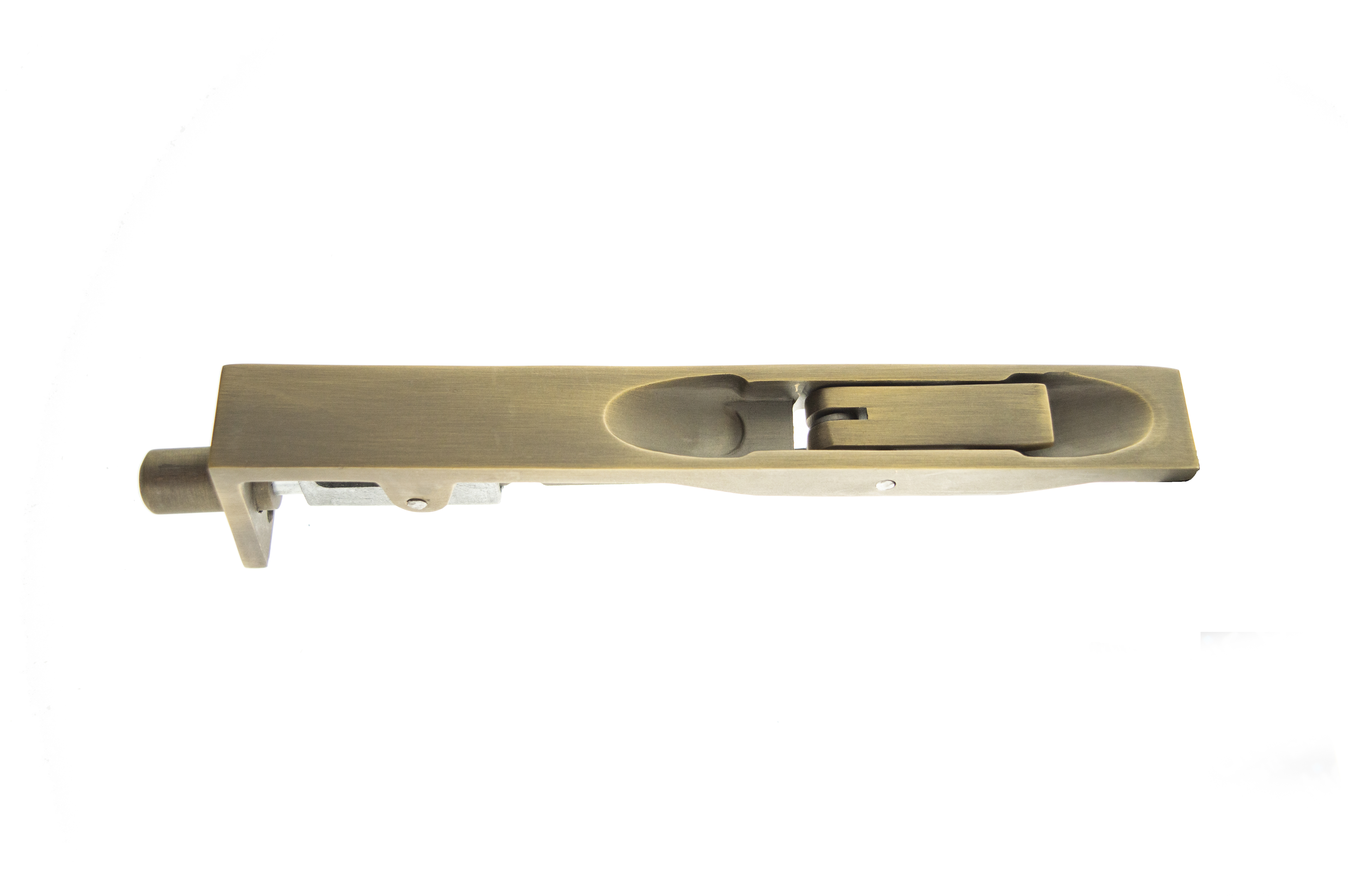 Atlantic Lever Action Flush Bolt 150mm - Matt Antique Brass AFB15019MAB