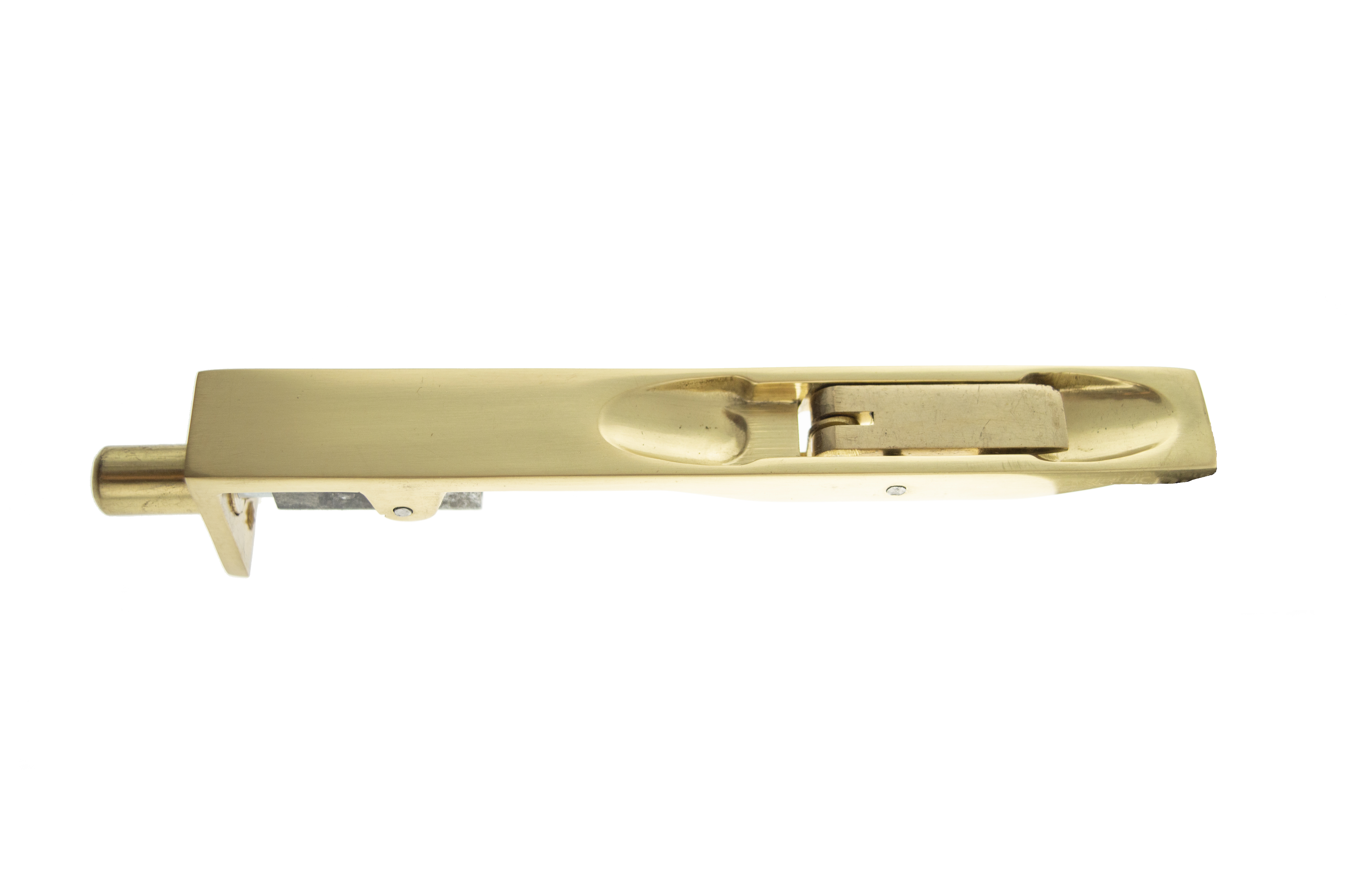 Atlantic Lever Action Flush Bolt 150mm - Polished Brass AFB15019PB