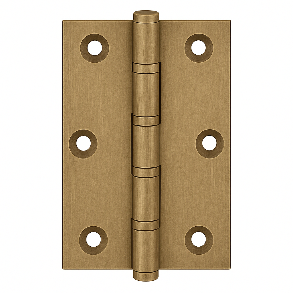 Simonswerk P1510 Ball Race Brass Butt Hinges 76.2mm x 50mm c/w Screws Aged Brass
