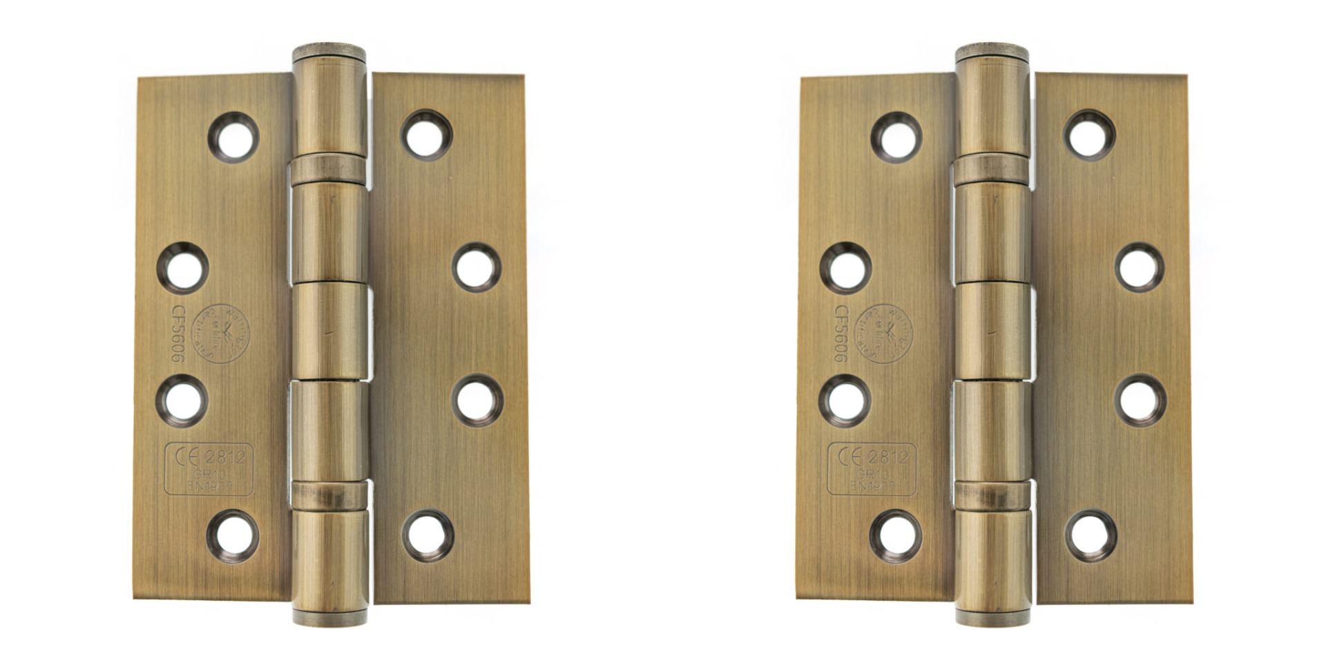 Atlantic Ball Bearing Hinges Grade 13 Fire Rated 15mm x 4mm x 2.1m - Antique Brass AH1433AB