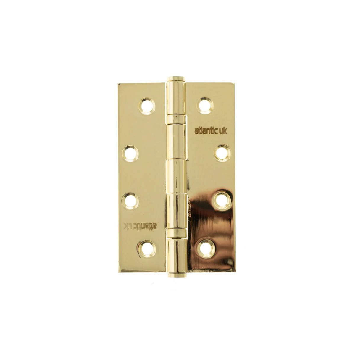 Atlantic Slim Knuckle Ball Bearing Hinges - Polished Brass AH42525PB