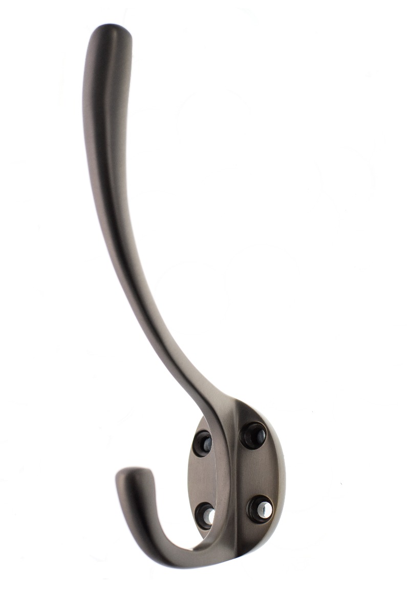 Atlantic Traditional Hat & Coat Hook - Matt Gun Metal AHCHMBN
