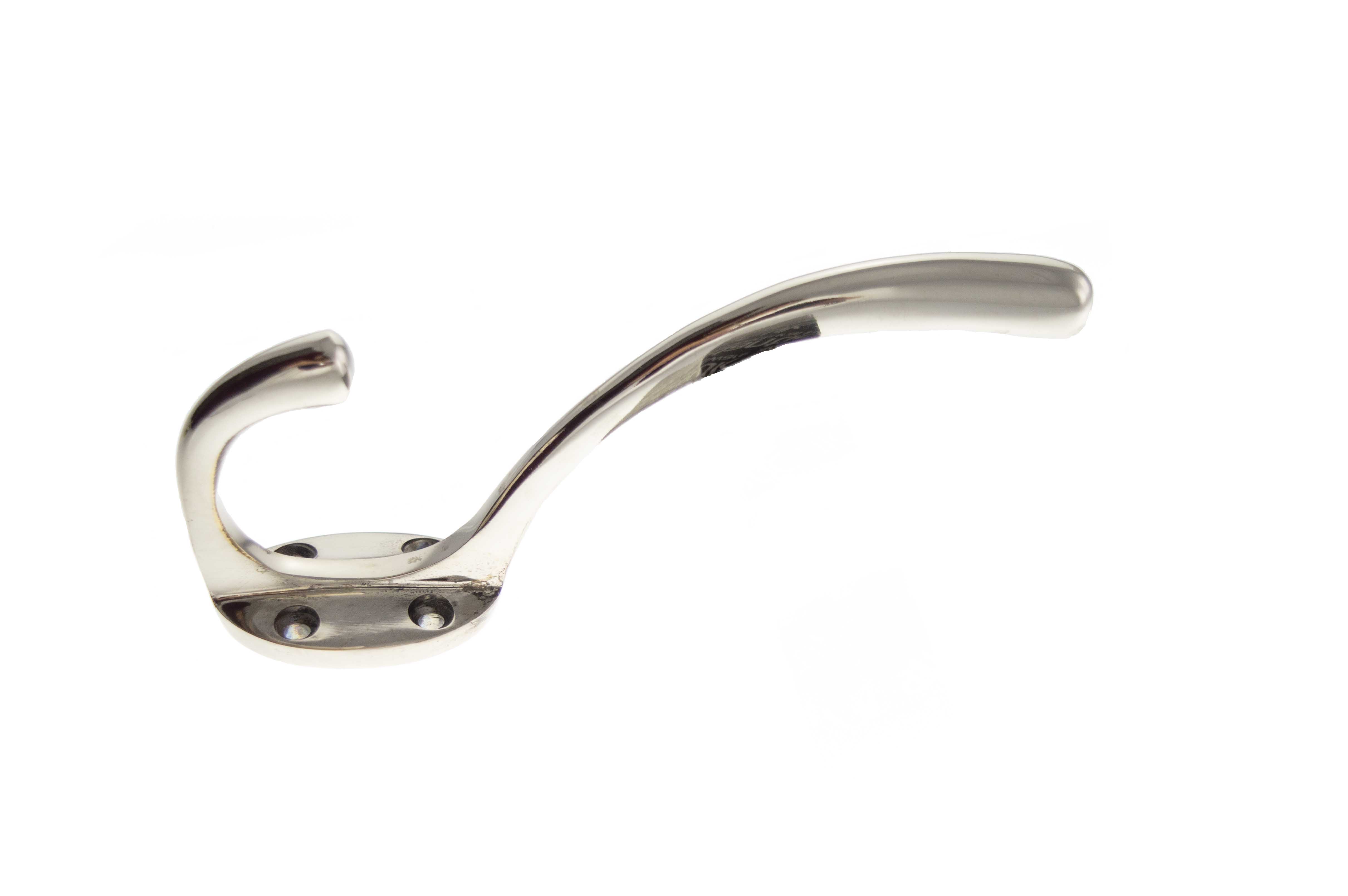 Atlantic Traditional Hat & Coat Hook - Polished Nickel AHCHPN