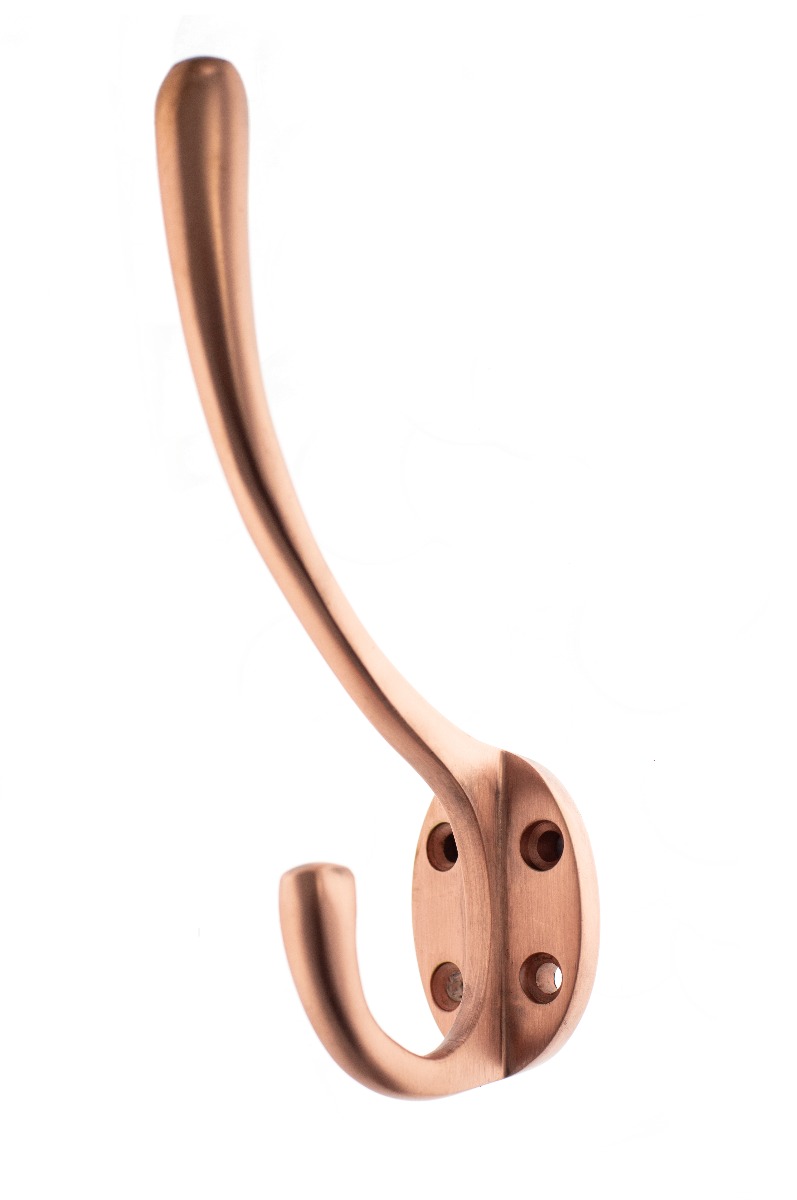 Atlantic Traditional Hat & Coat Hook - Urban Satin Copper AHCHUSC