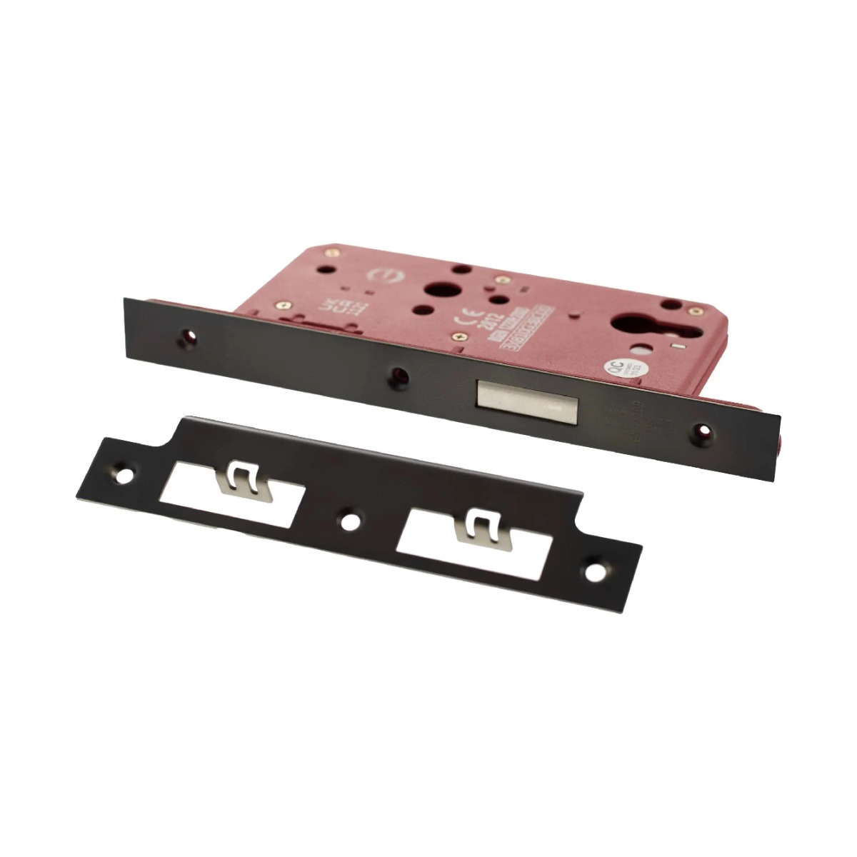 Atlantic DIN Euro Profile Deadlock Double Throw 60mm backset - Urban Dark Bronze ALKDINED60UDB