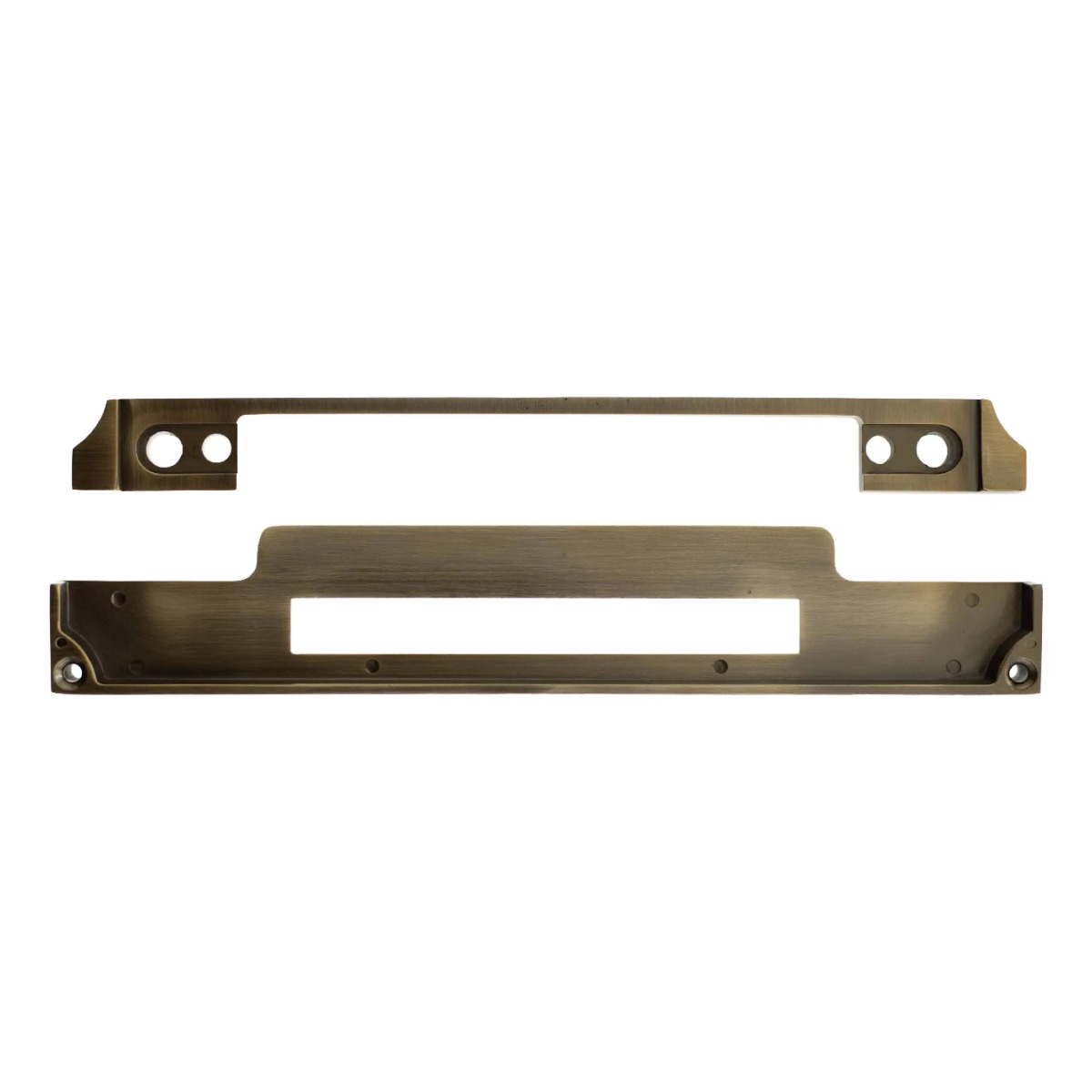Atlantic DIN Rebate Kit for Euro Profile, Bathroom Lock, Latch, Euro Deadlock - Matt Antique Brass ALKDINREBMAB