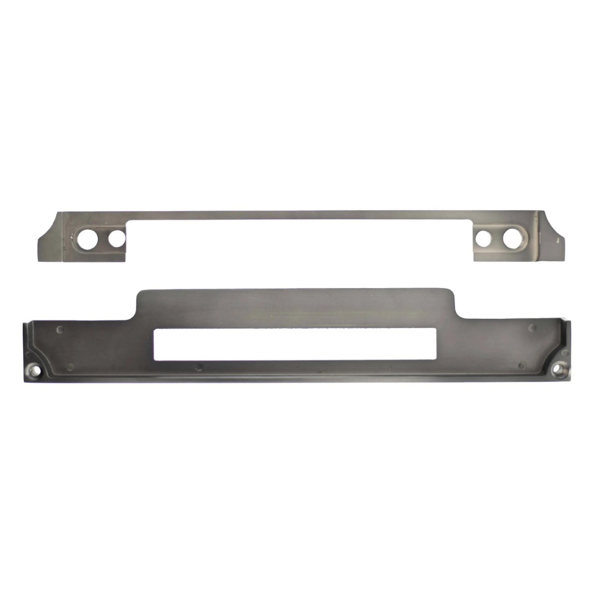 Atlantic DIN Rebate Kit for Euro Profile, Bathroom Lock, Latch, Euro Deadlock - Matt Gun Metal ALKDINREBMBN