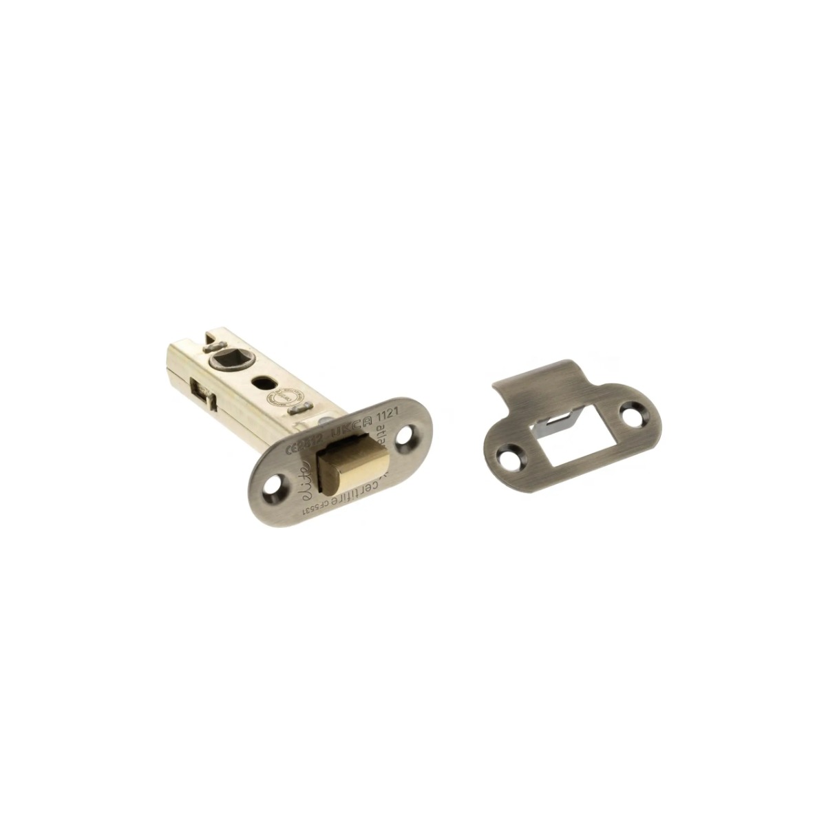 Atlantic Fire-Rated CE Marked Bolt Through Tubular Radius Latch 3