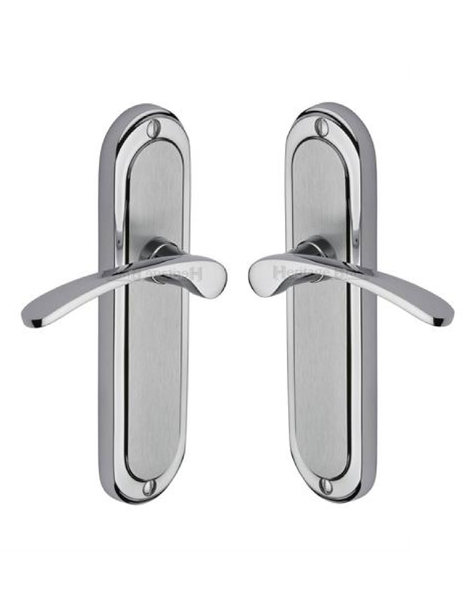 Heritage Brass AMB6210-AP Door Handle Lever Latch Ambassador Design Apollo finish