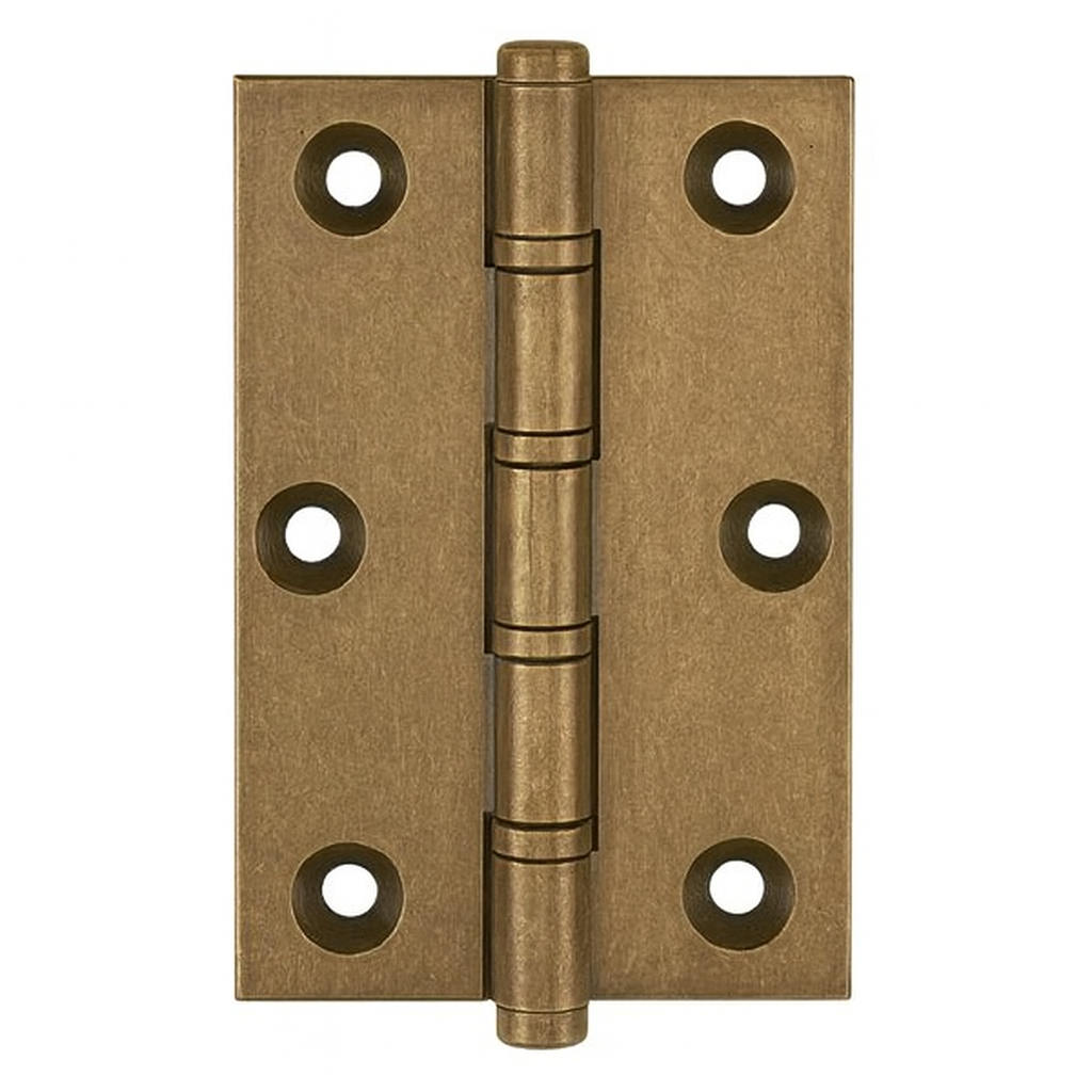 Simonswerk P1510 Ball Race Brass Butt Hinges 76.2mm x 50mm c/w Screws Antique Brass
