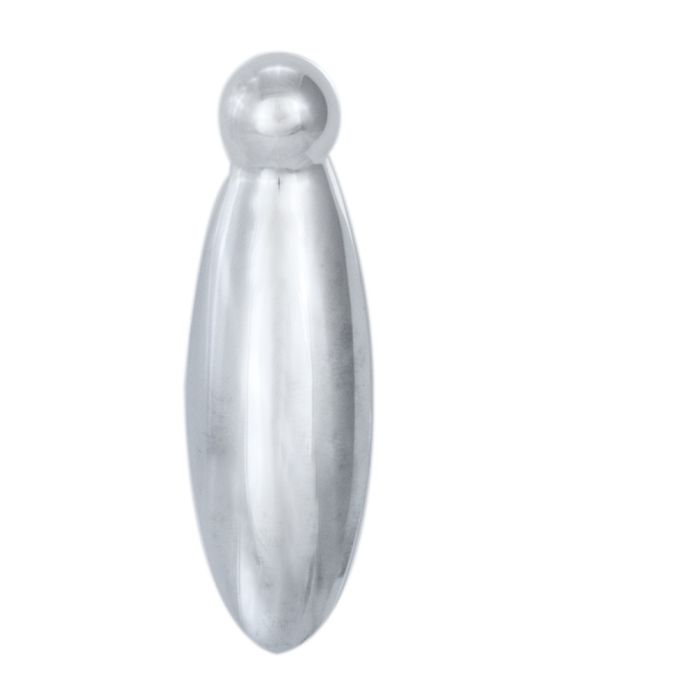 Carlisle Brass AQ45SC Escutcheon Lock Profile Pear Drop Covered Face Fix Satin Chrome