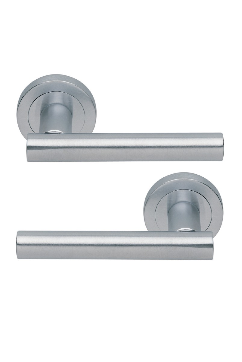 Manital AQ4SC Calla Lever On Concealed Fix Round Rose Csa (Satin Chrome) 51mm Satin Chrome