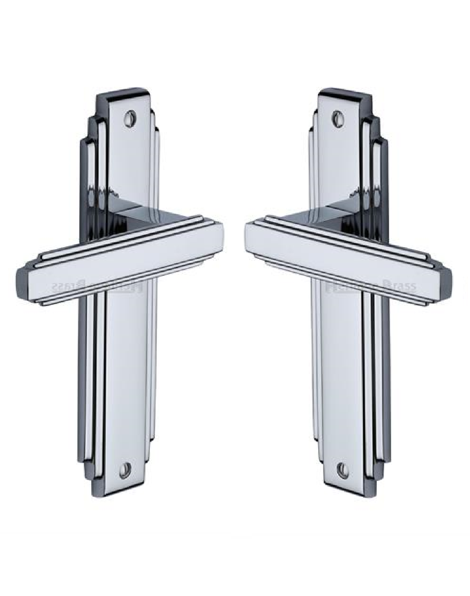 Heritage Brass AST5910-PC Door Handle Lever Latch Astoria Design Polished Chrome finish