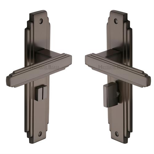 Heritage Brass AST5930-MB Door Handle for Bathroom Astoria Design Matt Bronze finish