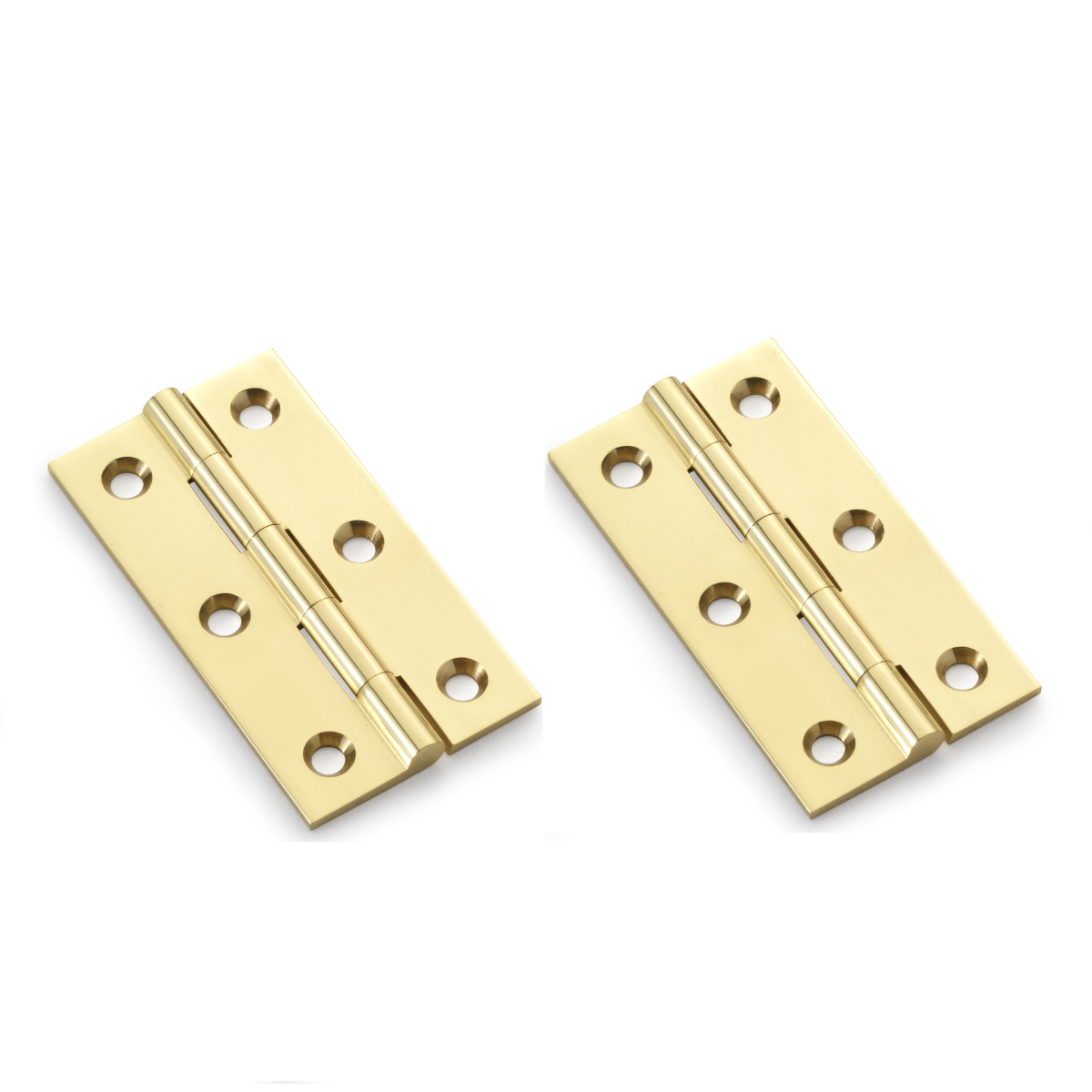 Alexander And Wilks Solid Drawn Cabinet Brass Butt Hinge 2 1/2