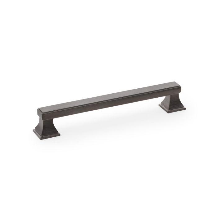 Alexander And Wilks Jesper Square Cabinet Pull 160mm C/C Dark Bronze Pvd AW813-160-DBZPVD