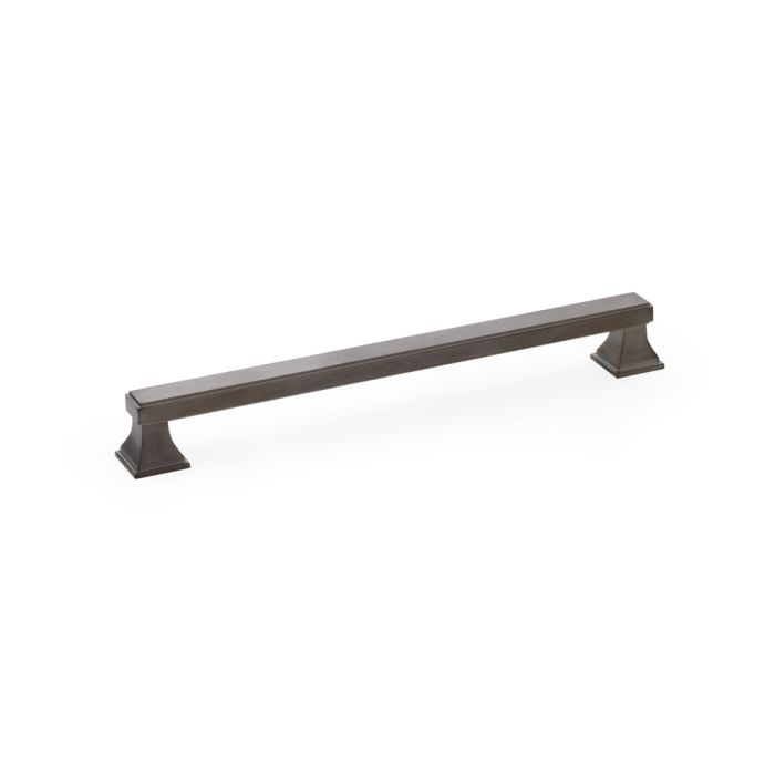 Alexander And Wilks Jesper Square Cabinet Pull 224mm C/C Dark Bronze Pvd AW813-224-DBZPVD