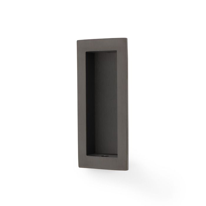 Alexander And Wilks Rectangular Flush Pull 100X45X13mm Dark Bronze Pvd AW911-100-DBZPVD