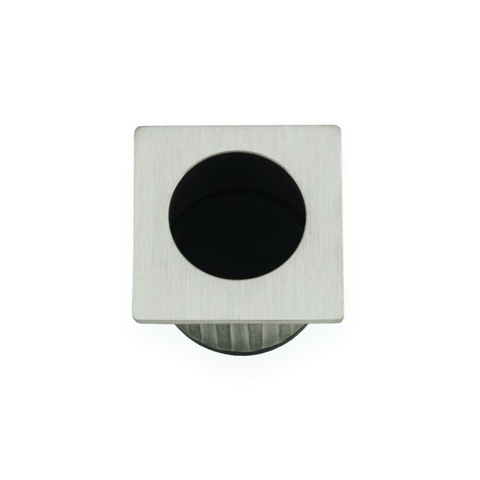 Sliding Door Finger Edge Pull Square -29mm Satin Nickel By Alexander & Wilks AW993SN