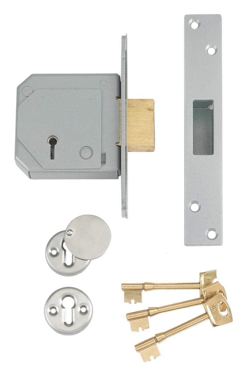 Union British Standard 5 Lever Mortice Dead Lock 20mm Dead Bolt Ss 67mm Case B-3G114E-SC-67