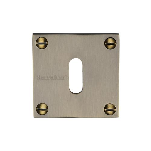 Heritage Brass BAU1556-AT Keyhole Escutcheon Antique finish