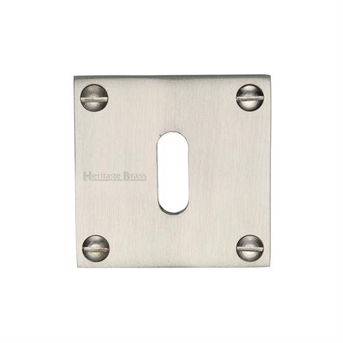 Heritage Brass BAU1556-SN Keyhole Escutcheon Satin Nickel finish