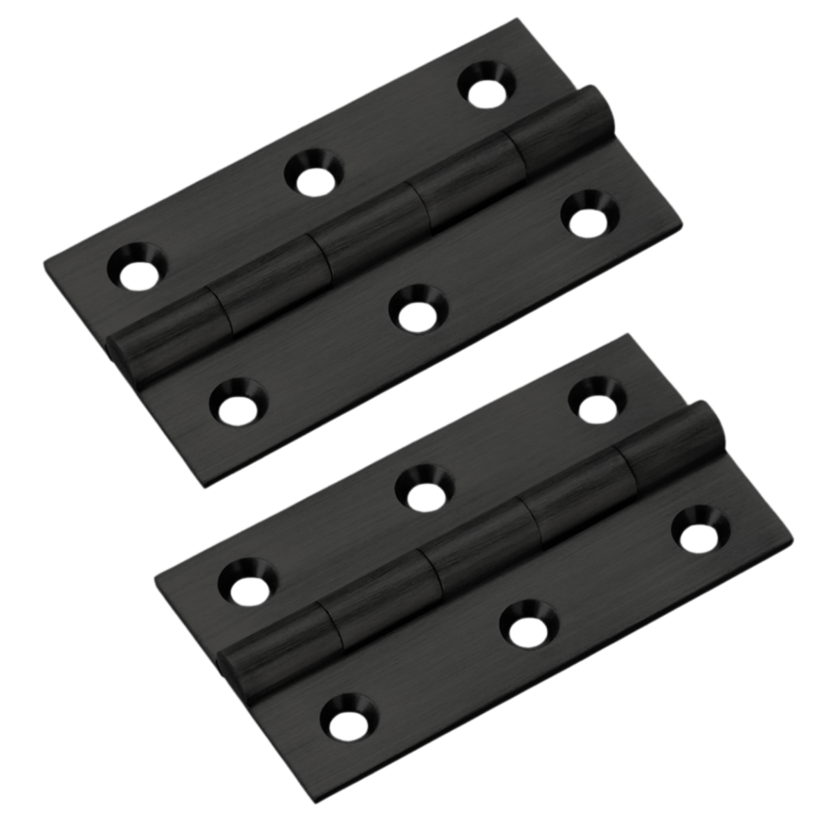 IRONZONE BHI64MB Solid Drawn Brass Butt Hinge - 64 x 35 - Matt Black